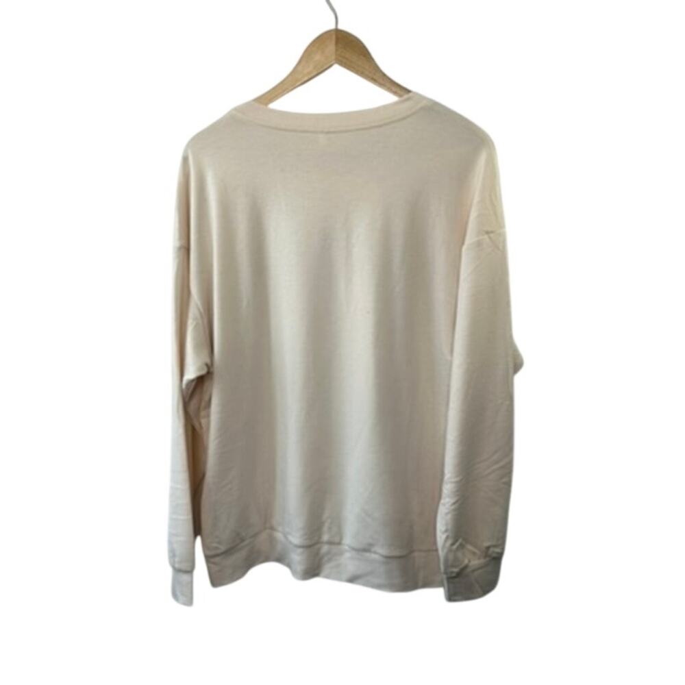 Cozy Goose Graphic Cute Goose & "Just a Cozy Goose"  Boxy Sweatshirt Size XL 1X - Picture 4 of 4